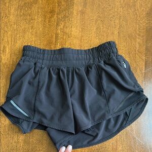 Lululemon Athletica Black Athletic Shorts Lightweight Performance